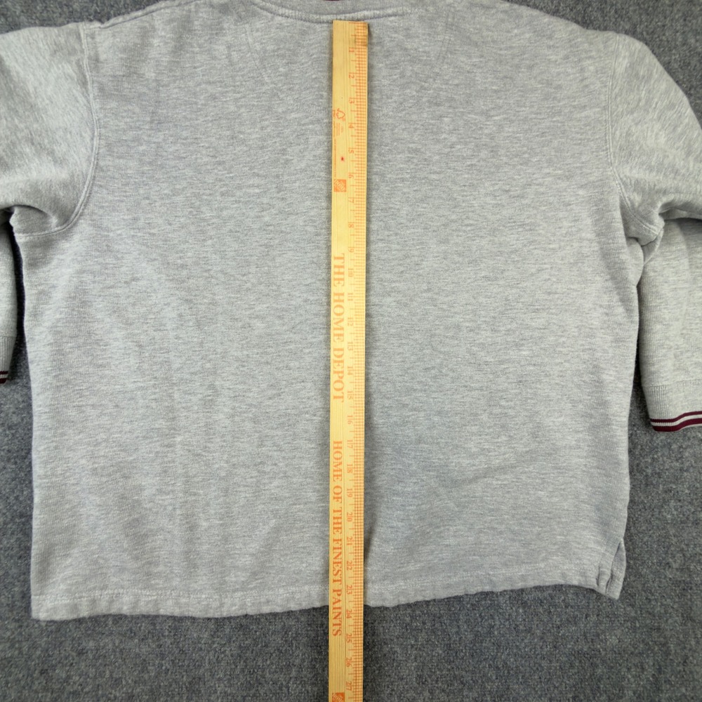 Vintage Mickey Unlimited V Neck Sweatshirt Gray Embroidered XL Jerry Leigh - Picture 9 of 9